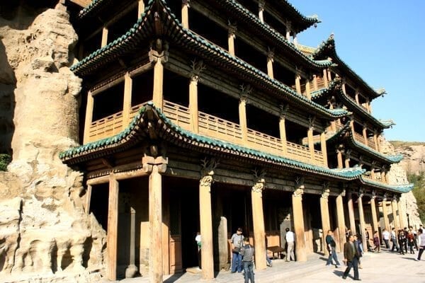 yungang-grottoes-wooden-buildings