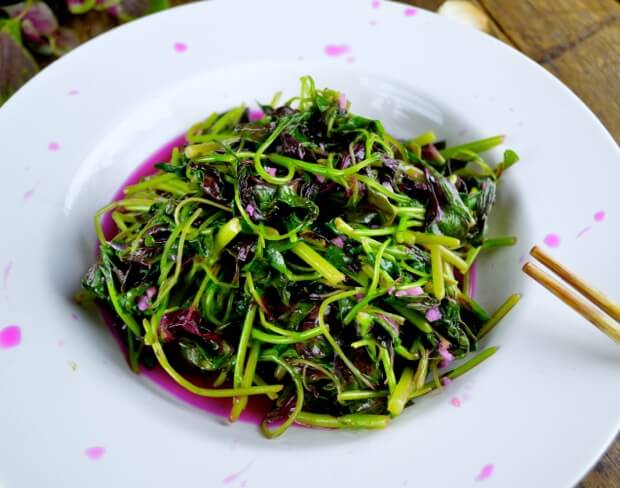 Stir-fried Pink Amaranth Greens by jcghk.dfhdjkvfj.cf