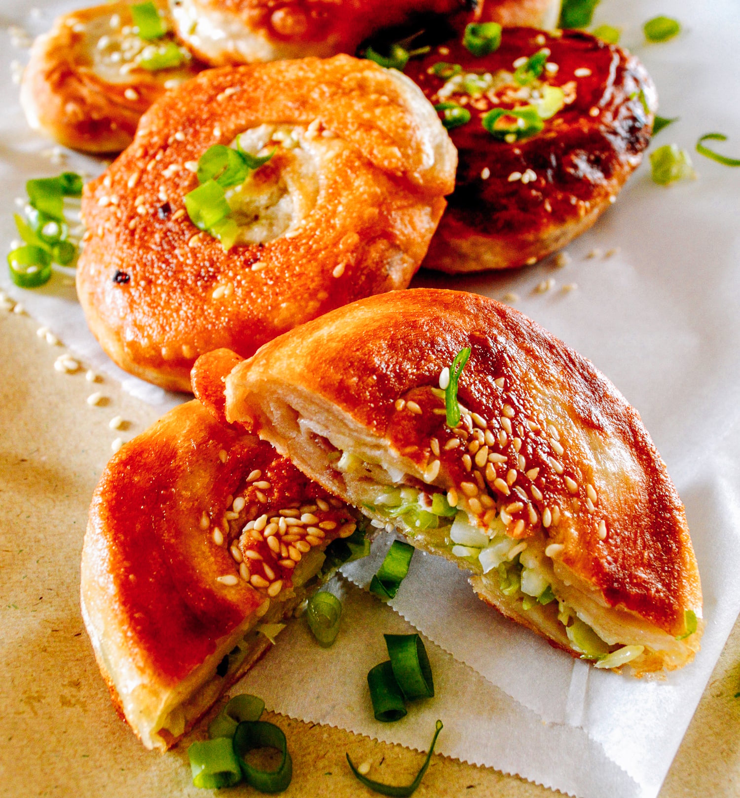 Chinese stuffed pancakes