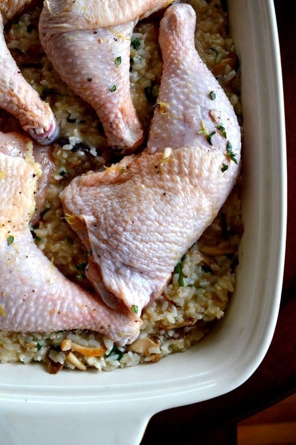 Roast Chicken on Wild Mushroom Sticky Rice "Risotto" by jcghk.dfhdjkvfj.cf