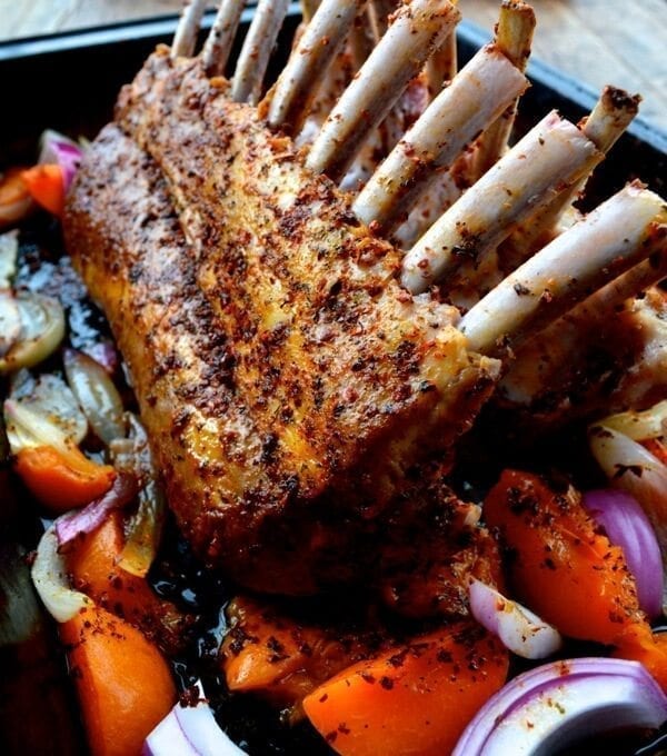 Roasted Rack of Lamb w/ Turkish Spices, Yogurt Sauce, and Rice by jcghk.dfhdjkvfj.cf