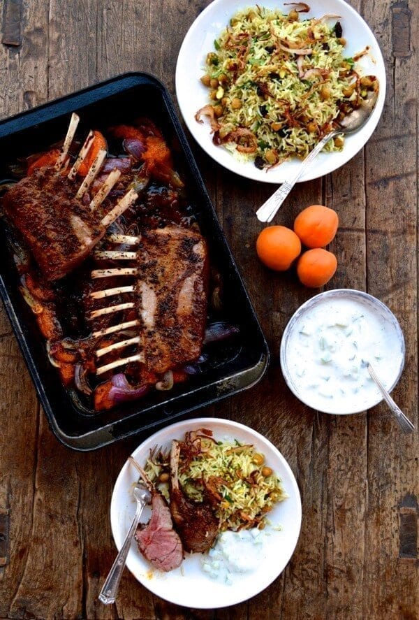 Roasted Rack of Lamb w/ Turkish Spices, Yogurt Sauce, and Rice by jcghk.dfhdjkvfj.cf