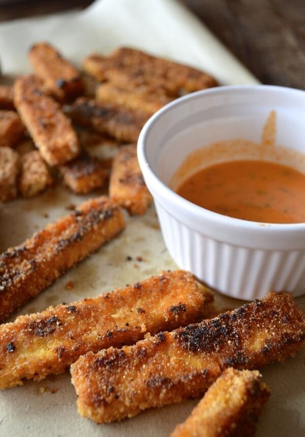 Tofu Fries or Chicken Fingers with Honey Sriracha Mayo by jcghk.dfhdjkvfj.cf