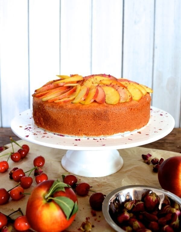 Stone Fruit Semolina Olive Oil Cake w/ Earl Grey Rose Syrup by jcghk.dfhdjkvfj.cf