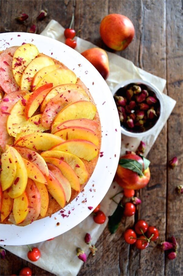Stone Fruit Semolina Olive Oil Cake w/ Earl Grey Rose Syrup by jcghk.dfhdjkvfj.cf