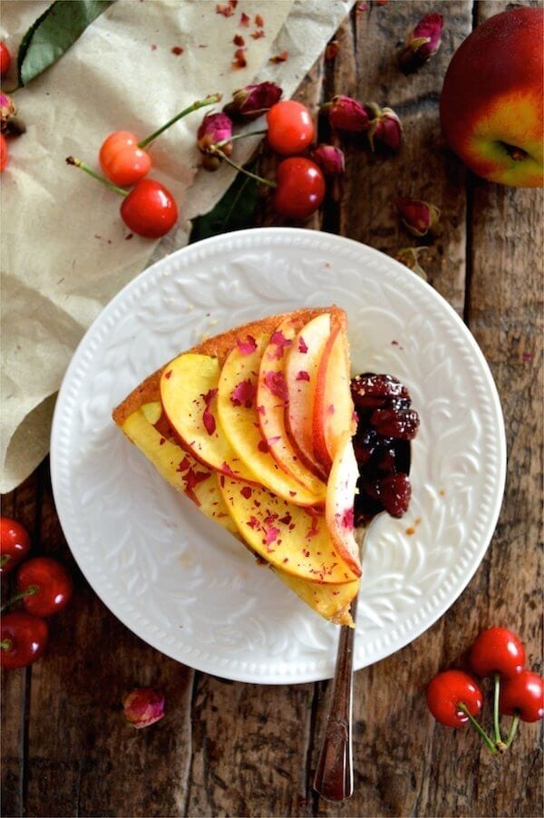 Stone Fruit Semolina Olive Oil Cake w/ Earl Grey Rose Syrup by jcghk.dfhdjkvfj.cf