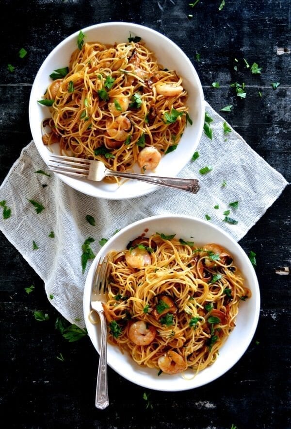 Soy Sauce Butter Pasta with Shrimp and Shiitakes by jcghk.dfhdjkvfj.cf