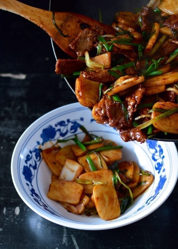 Steak and Scallion Rice Cake Stir-Fry by jcghk.dfhdjkvfj.cf
