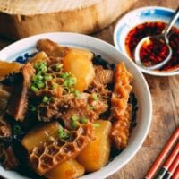 Dim sum tripe with chili oil