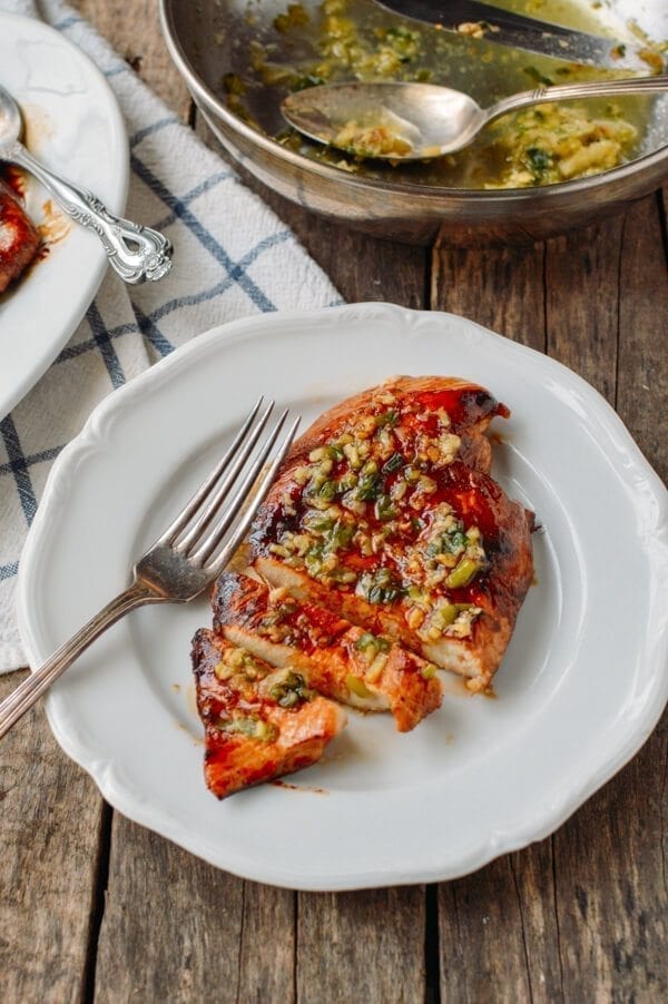 Soy Glazed Chicken Breast with Scallion Ginger Oil, by jcghk.dfhdjkvfj.cf