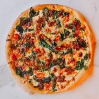 Homemade pizza
