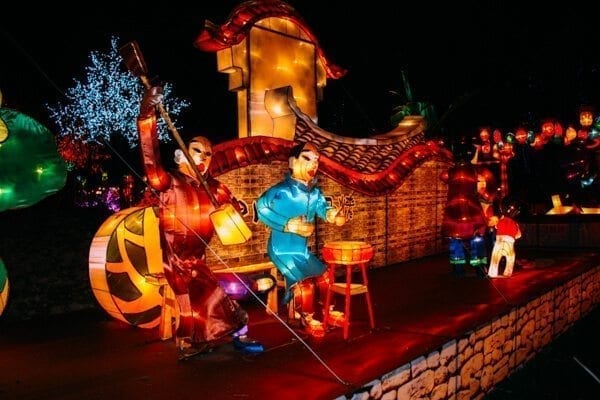Chinese New Year Lanterns - Chengdu Temple Fair, Chinese New Year Celebration, by jcghk.dfhdjkvfj.cf