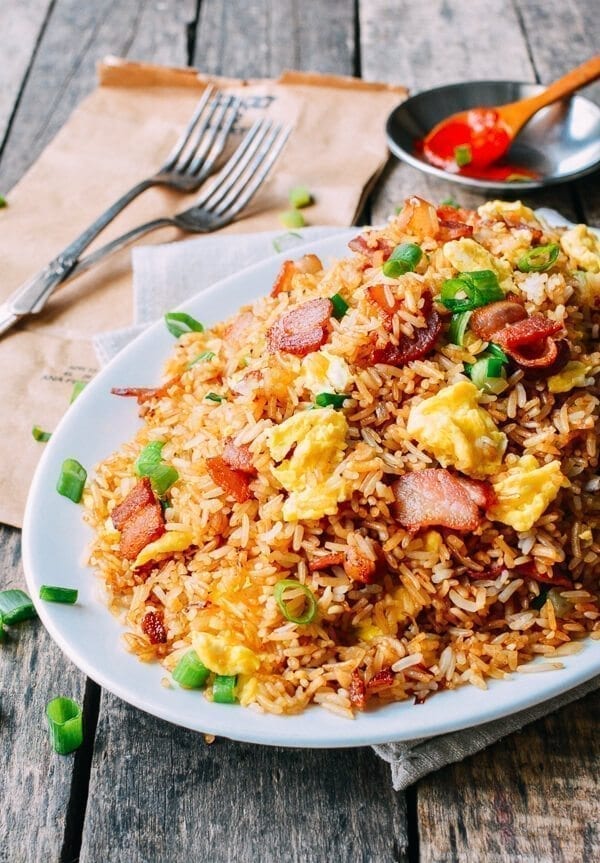 Bacon and egg fried rice