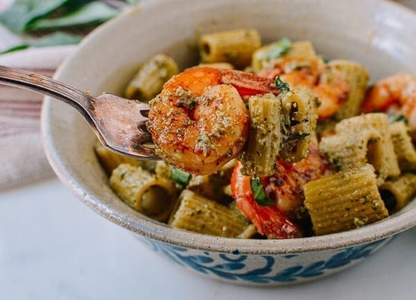 Thai Basil Pesto Pasta with Spicy Shrimp, by jcghk.dfhdjkvfj.cf