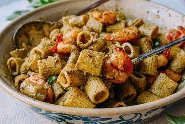 Thai Basil Pesto Pasta with Spicy Shrimp, by jcghk.dfhdjkvfj.cf
