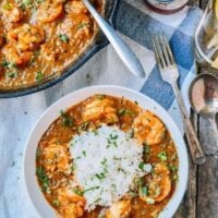shrimp etouffee with rice