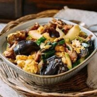 Traditional Chinese moo shu pork