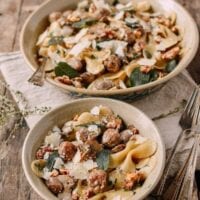 Winter Pasta with Mushrooms, Sausage Meatballs, Walnuts & Crispy Sage, by jcghk.dfhdjkvfj.cf