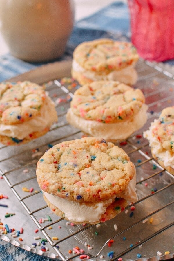 Funfetti Ice Cream Sandwiches