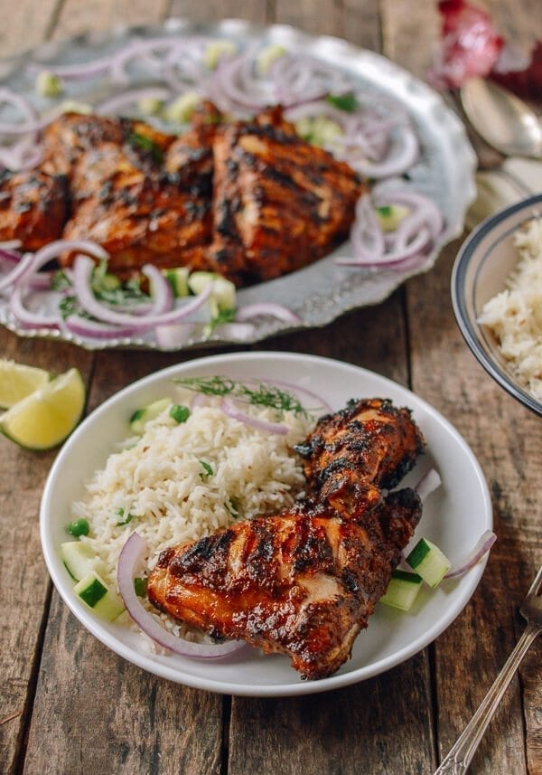 Grilled Tandoori Chicken with Indian-Style Rice, by jcghk.dfhdjkvfj.cf