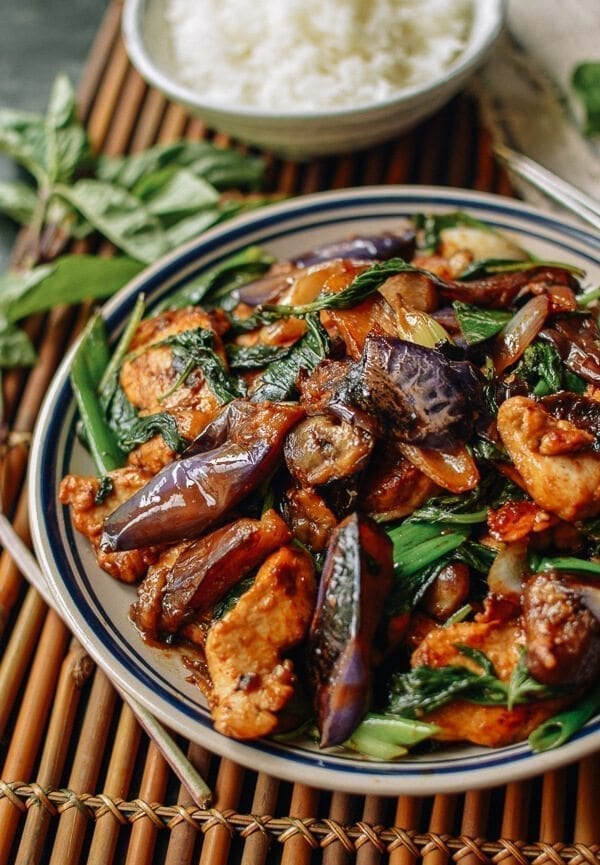 Japanese Eggplant Stir-fry with Chicken & Basil, by jcghk.dfhdjkvfj.cf