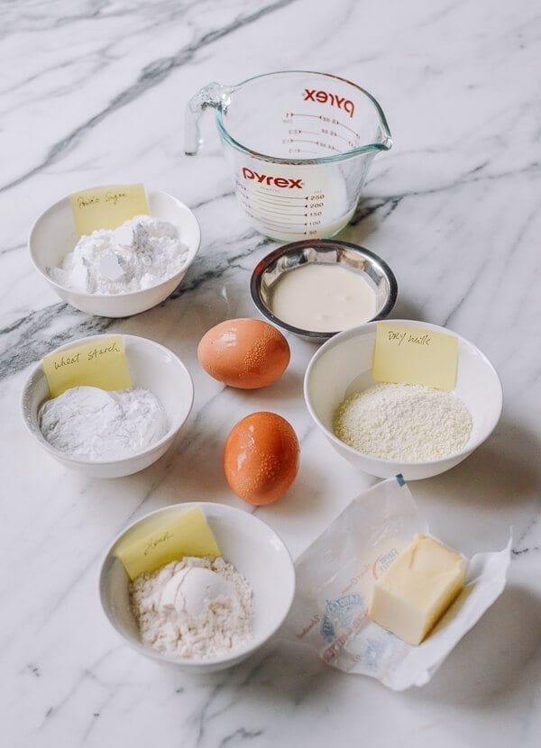 ingredients to make dough for Cantonese Steamed Custard Buns (Nai Wong Bao), by jcghk.dfhdjkvfj.cf