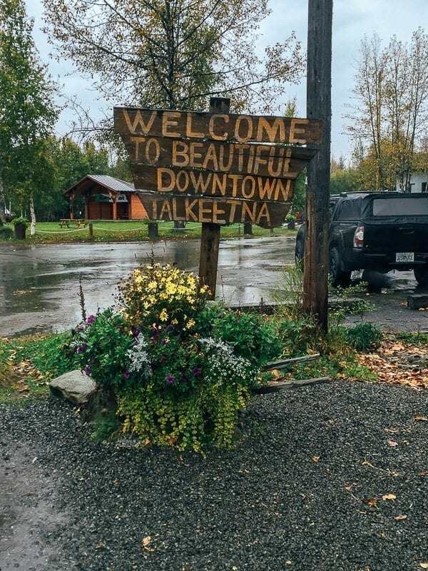Talkeetna Welcome Sign