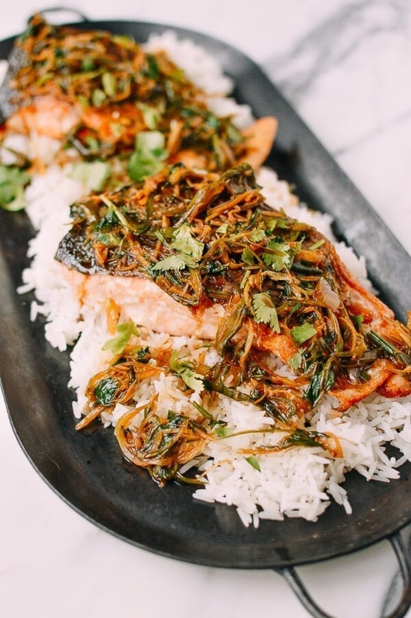 Crispy Scallion Ginger Salmon, by jcghk.dfhdjkvfj.cf