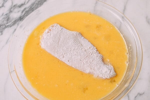 Dredged chicken breast in egg, by jcghk.dfhdjkvfj.cf