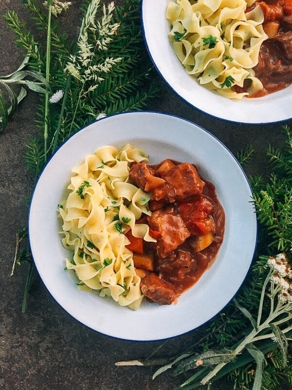 Campfire Beef Stew with Buttered Parsley Noodles, by jcghk.dfhdjkvfj.cf