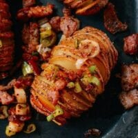 Crispy Hasselback Potatoes with Spicy Bacon Scallion Relish, by jcghk.dfhdjkvfj.cf