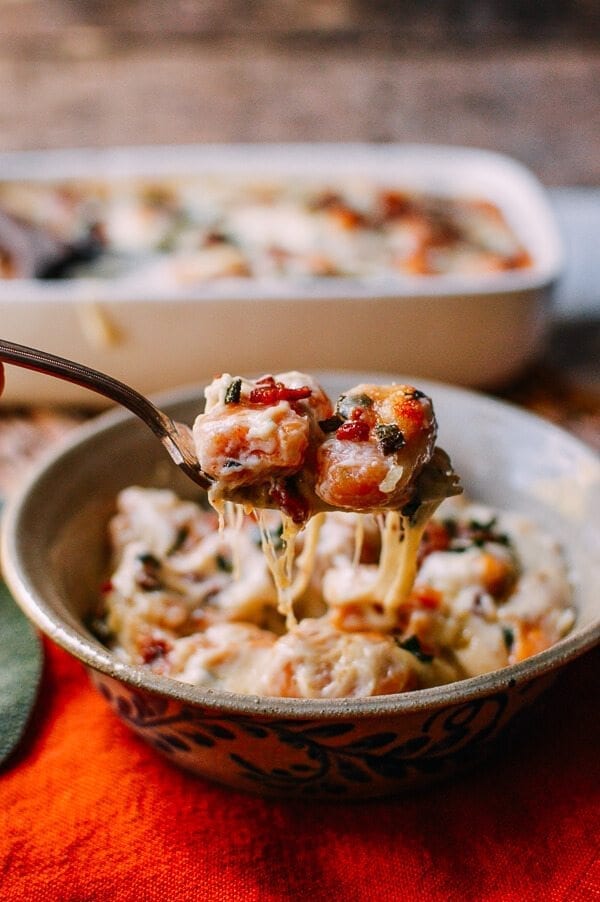 Baked Sweet Potato Gnocchi with Bacon and Sage, by jcghk.dfhdjkvfj.cf