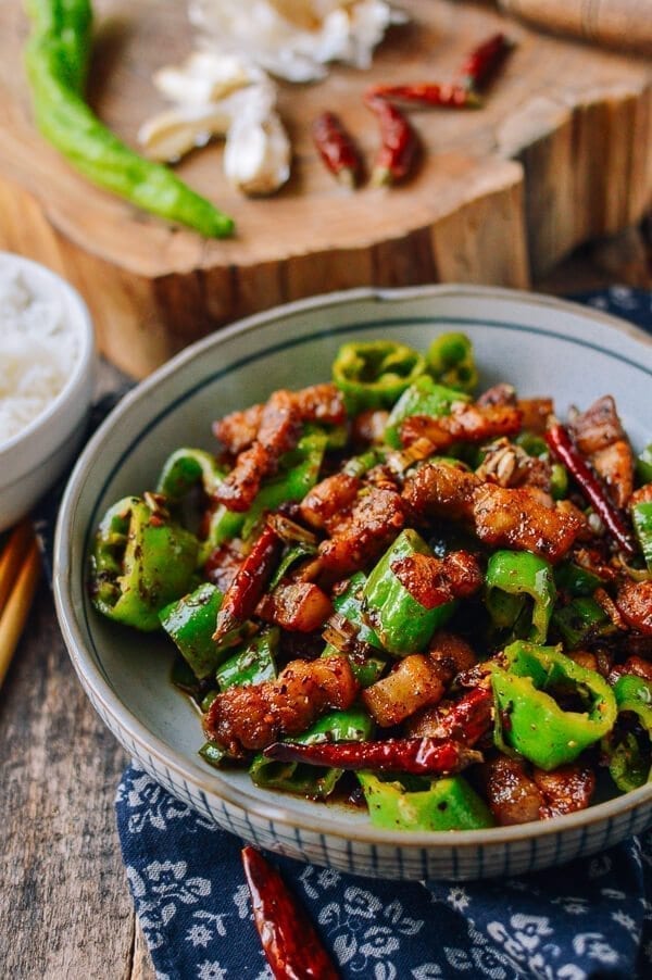 Chinese Pork Belly Recipe - Sichuan Three Pepper Pork Belly Stir-fry, by jcghk.dfhdjkvfj.cf