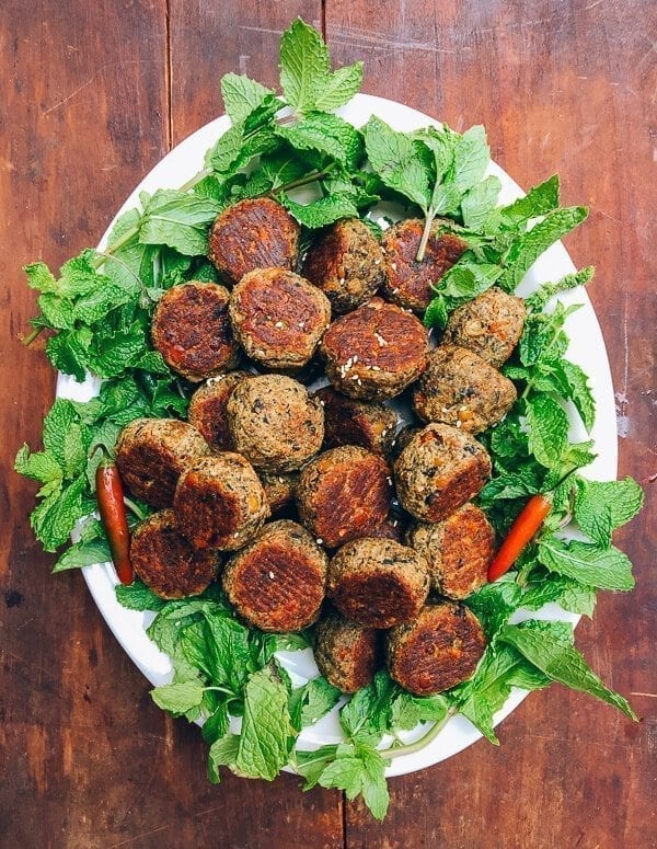 Vegetarian Meatballs with a Southeast Asian Twist