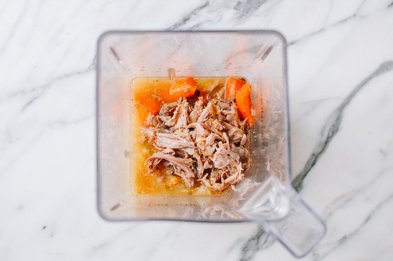turkey giblet gravy ingredients in blender