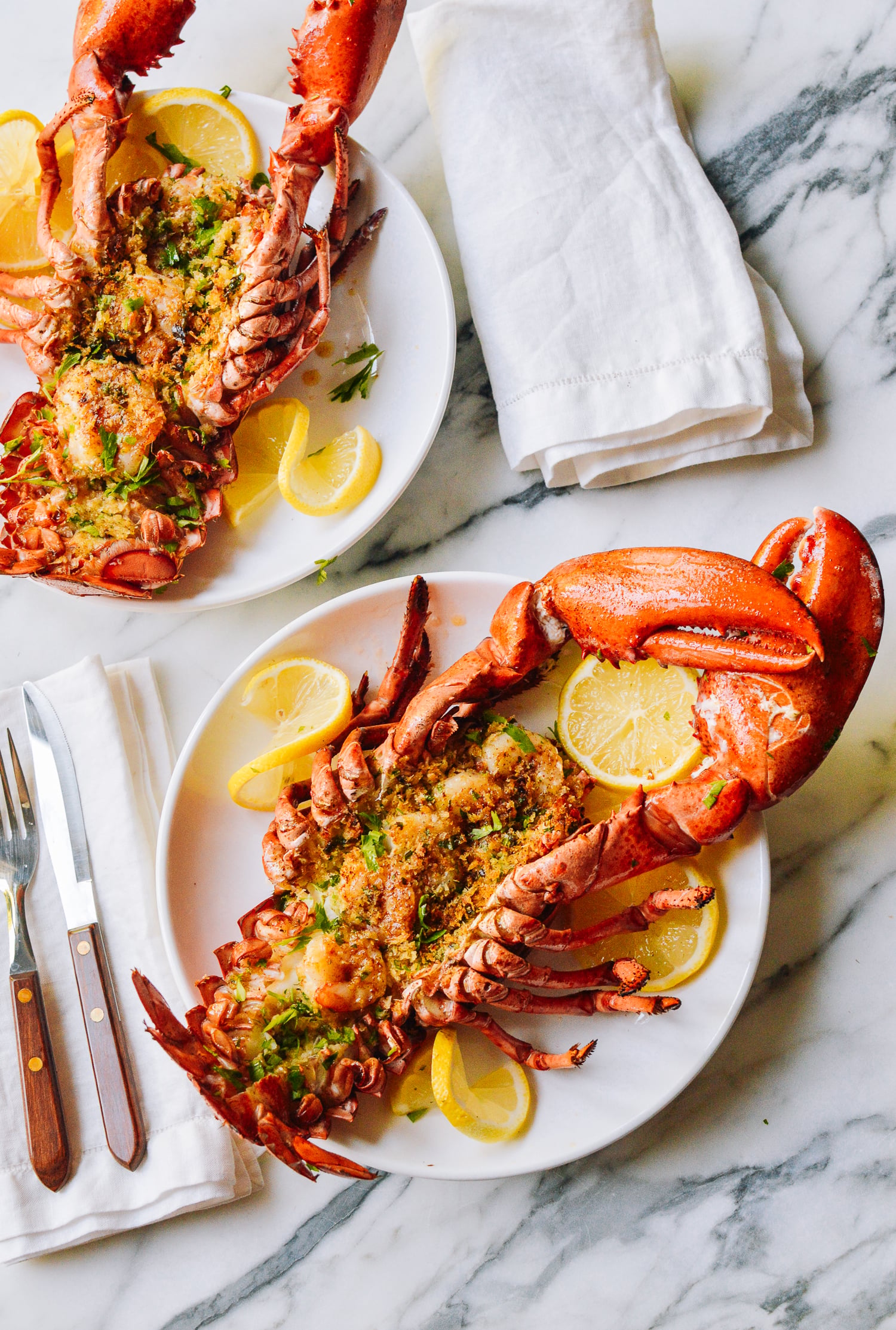Stuffed Lobster with Shrimp
