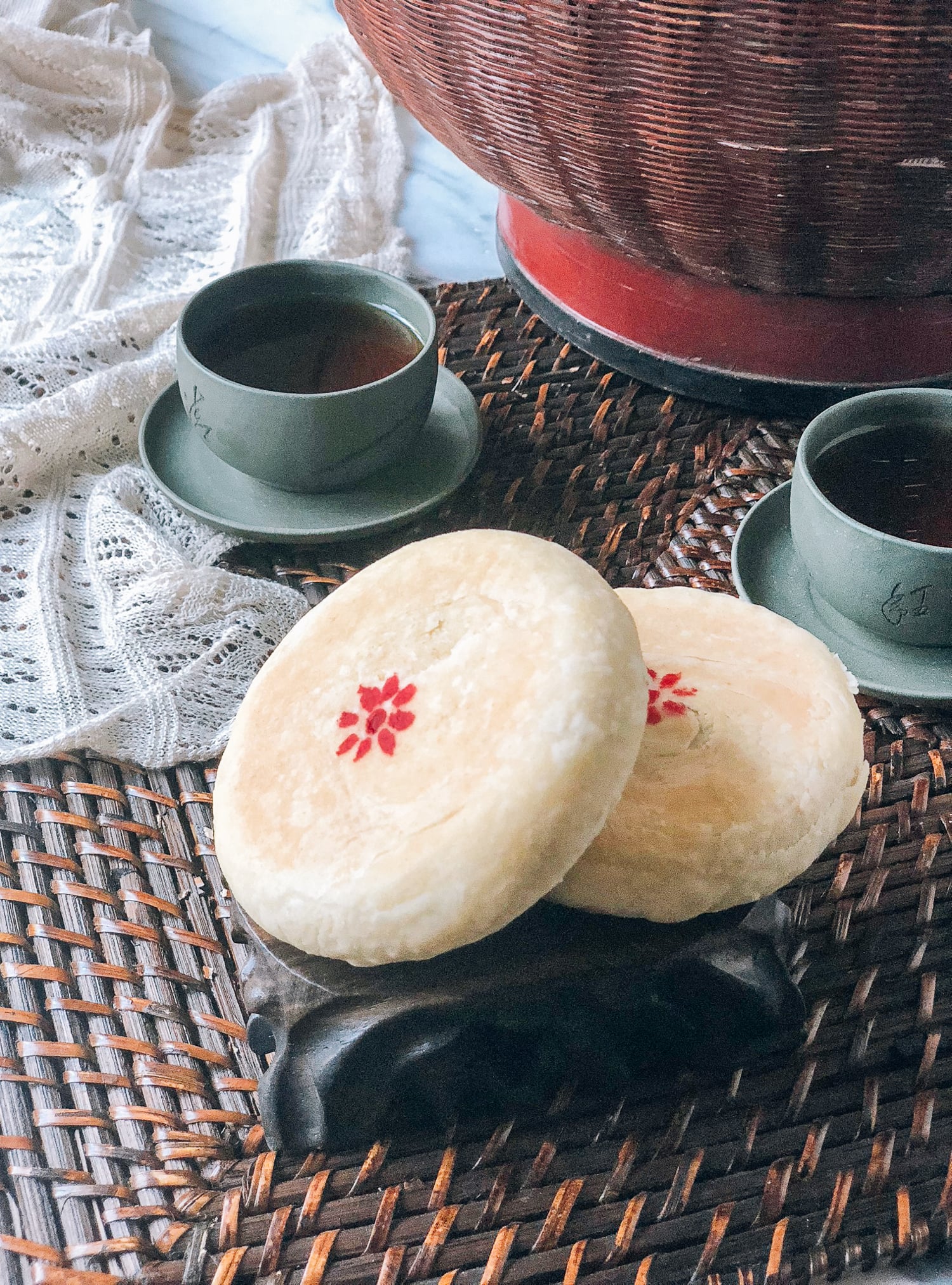 Red Bean Mooncakes (苏式月饼)