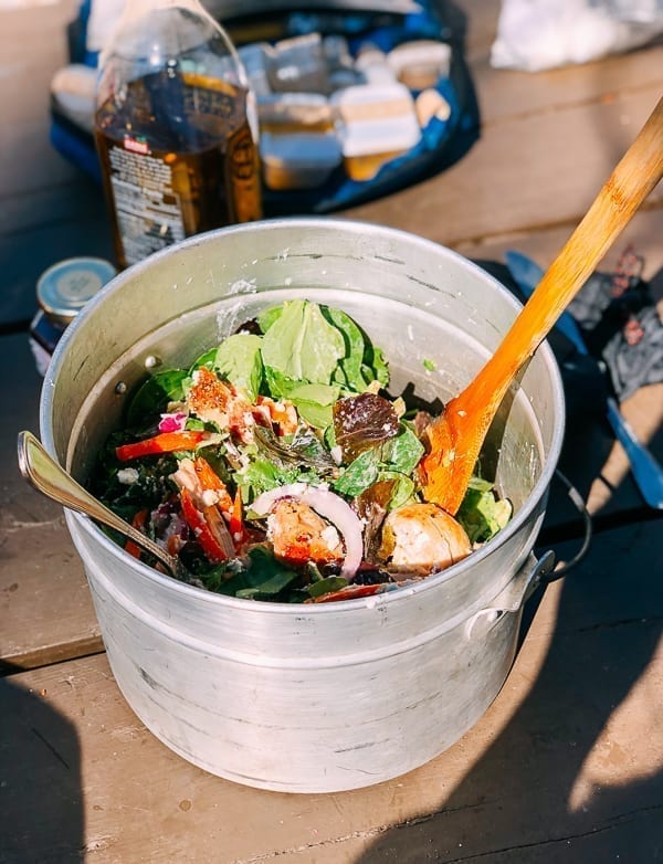 Spring Mix Salad with Goat Cheese and Seared Chicken, camping food, jcghk.dfhdjkvfj.cf