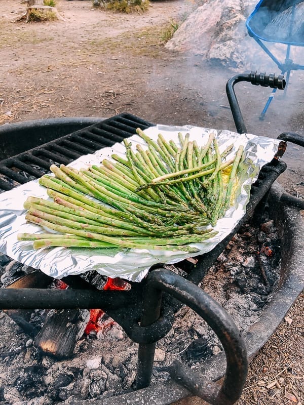 Grilling asparagus over campfire, jcghk.dfhdjkvfj.cf