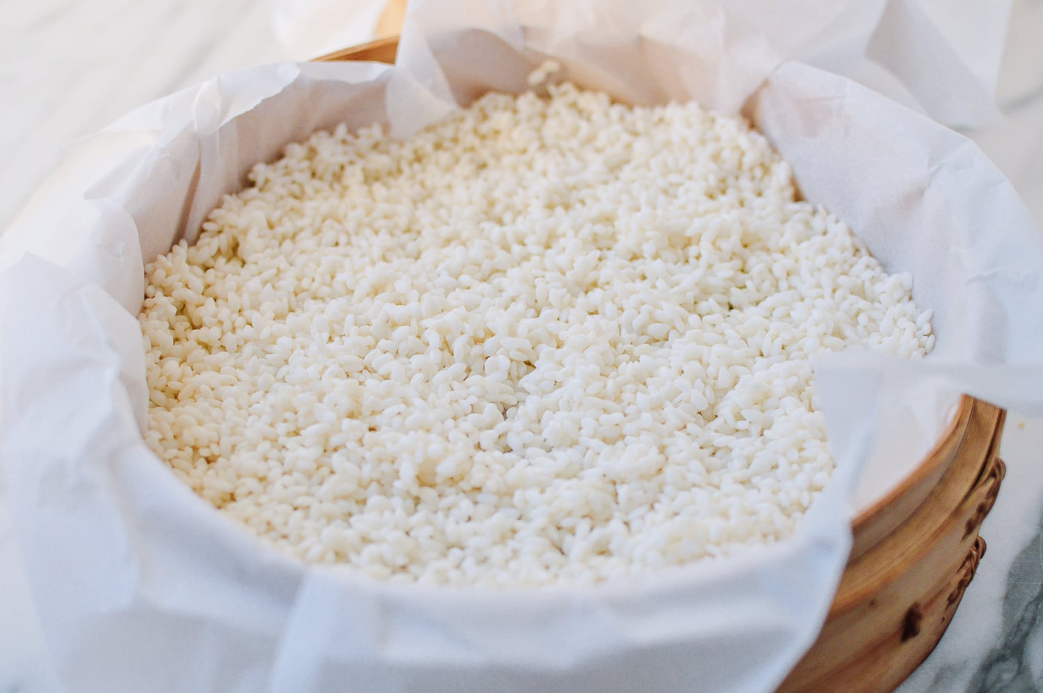 Soaked Glutinous Rice on Bamboo Steamer, jcghk.dfhdjkvfj.cf