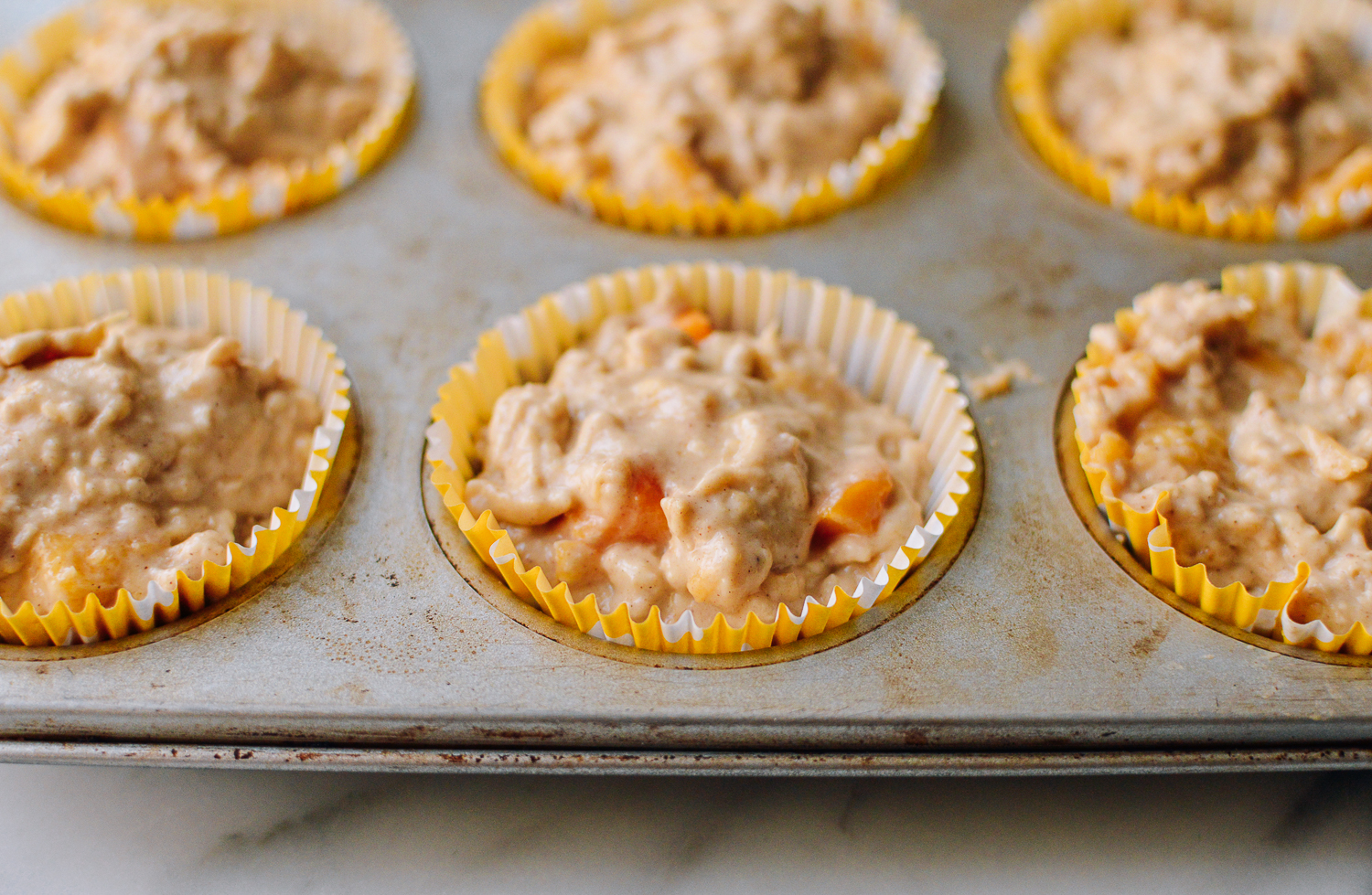 Filling muffin cups with batter, jcghk.dfhdjkvfj.cf