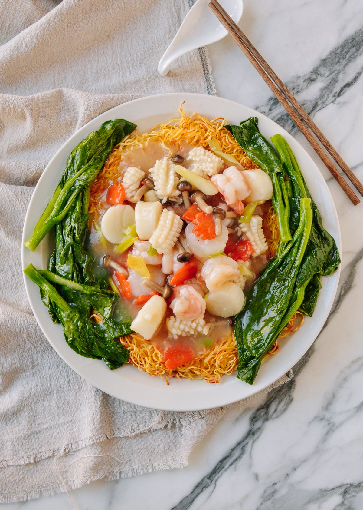 Restaurant-Style Seafood Pan-Fried Noodles, jcghk.dfhdjkvfj.cf