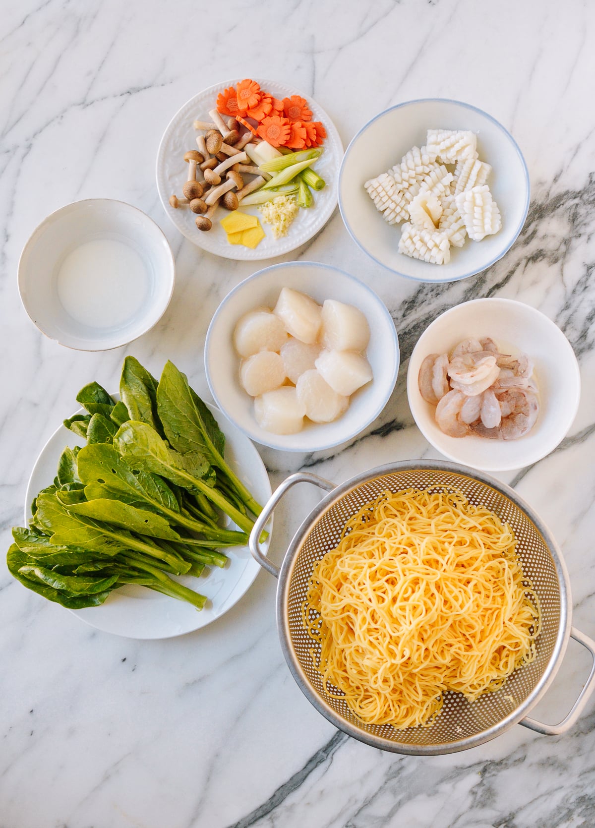 Ingredients for Seafood Pan-Fried Noodles, jcghk.dfhdjkvfj.cf