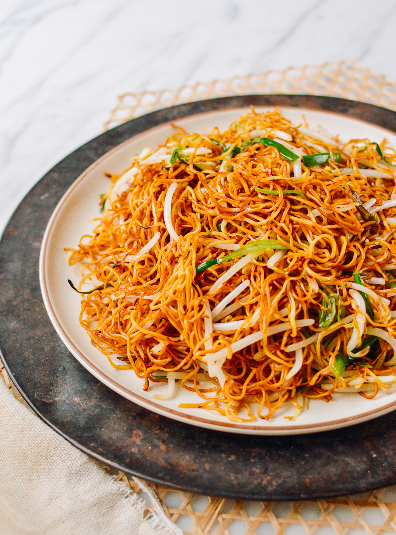 Cantonese Soy Sauce Pan-fried Noodles