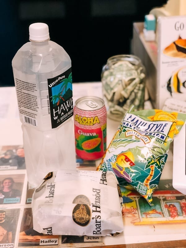 Hawaii water and snacks, thewoksoflfie.com