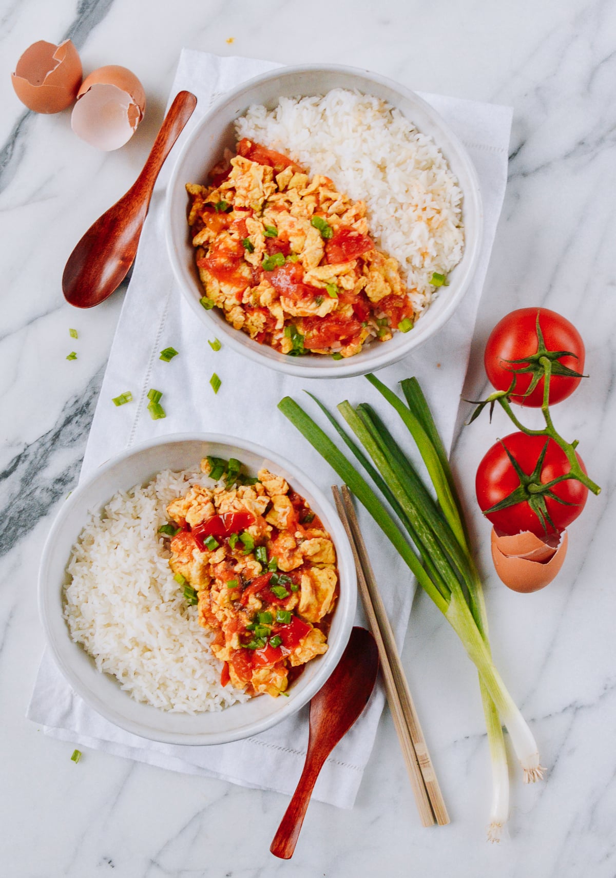 Bowls of Chinese Tomato Egg with Rice, jcghk.dfhdjkvfj.cf