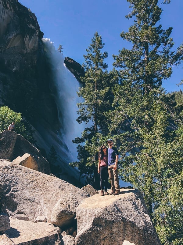 Sarah and Justin in front of Nevada Fall, jcghk.dfhdjkvfj.cf