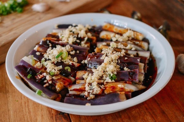 Adding garlic over steamed eggplant, jcghk.dfhdjkvfj.cf