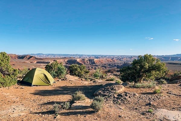 Camping view from Murphy Hogback campground Canyonlands by jcghk.dfhdjkvfj.cf