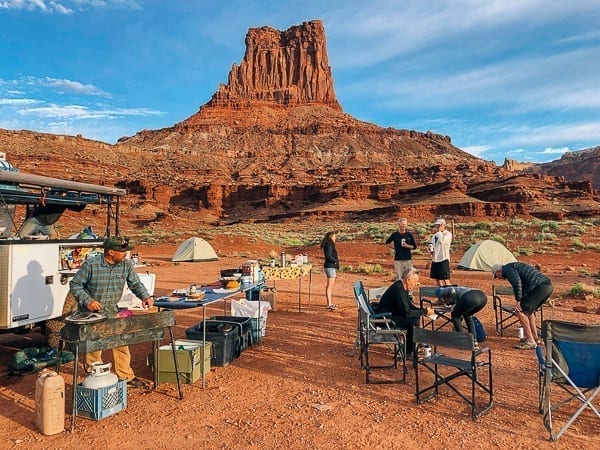 Breakfast scene at Airport Campground on White Rim trail by jcghk.dfhdjkvfj.cf